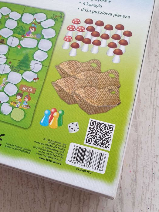 Gra Planszowa Grzybobranie Kukuryku Nowa