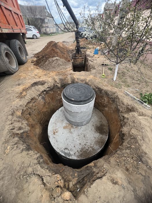 септик под ключ, сливная яма под ключ, дренажная система