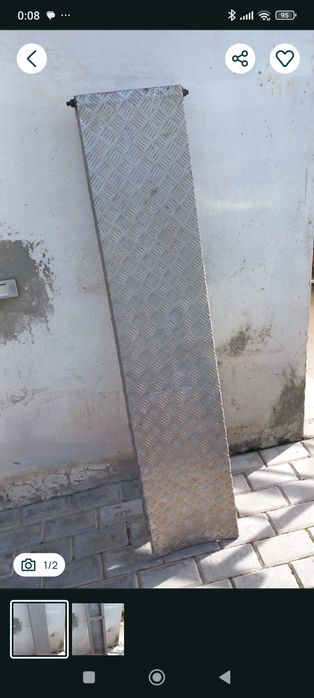 Rampa para carregar motas