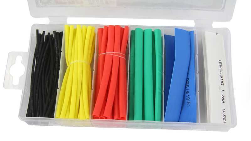 Koszulki Zestaw koszulek termokurczliwych 100 szt organizer