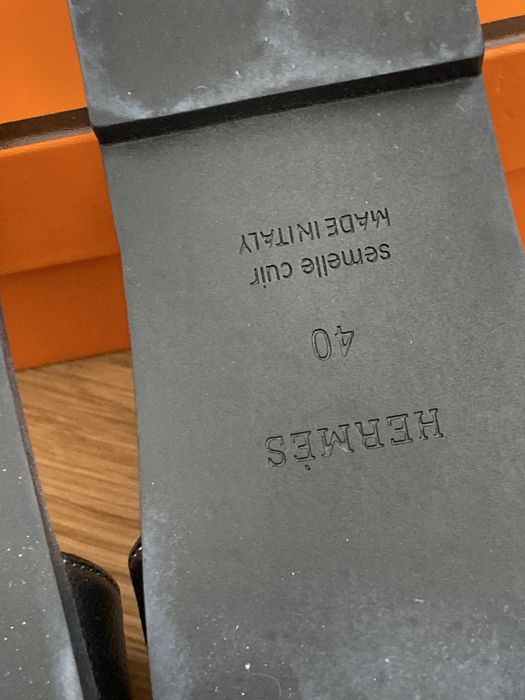 Hermès klapki rozm 40
