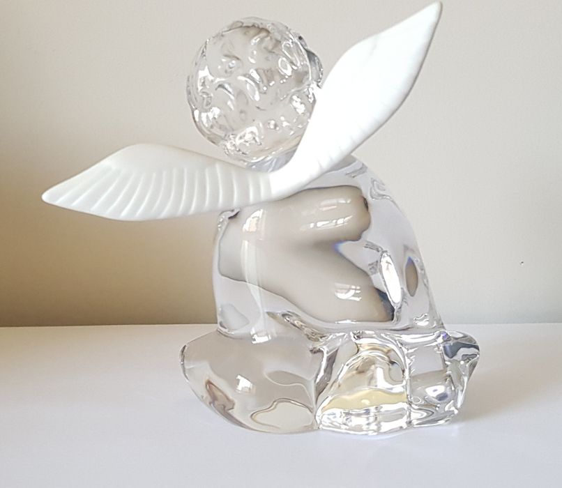 Anjo Atlantis Cristal Assinado Margarida Antunes 10,5 cm