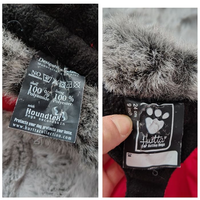 Попона Hurtta зима 24см,куртка зима,попона для маленьких собак,куртка