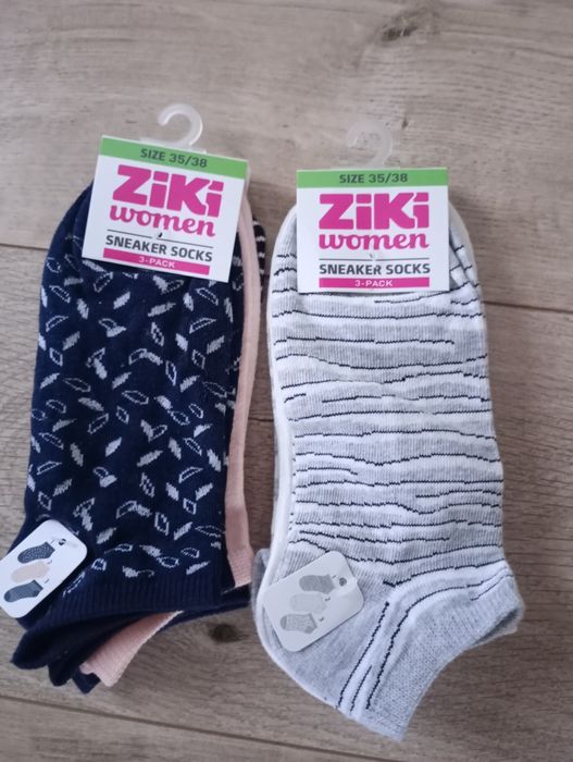 6 par damskich skarpetek rozmiar 35/38