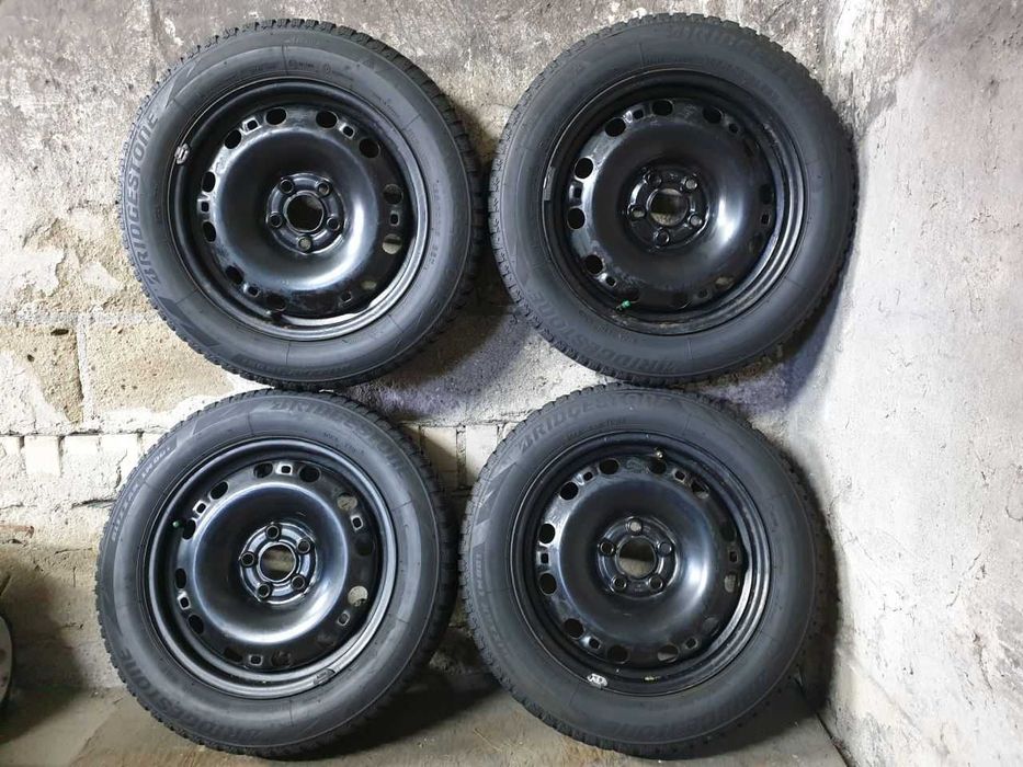 Felgi stalowe koła VW Skoda Seat R15 5x100 opony zimowe 185/60R15 5,8mm