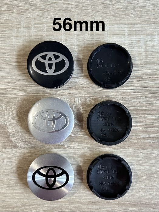 Conjunto 4 Centros Jantes Toyota 56mm 57mm 60mm 62mm 65mm 68mm