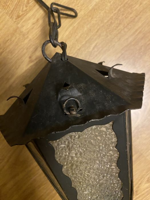 Stara lampa wisząca Vintage