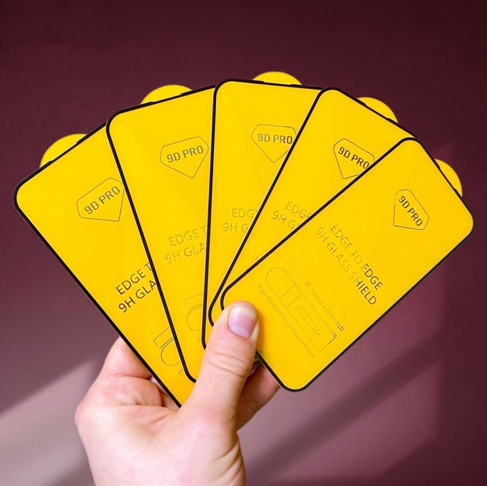 Захисне скло для Айфон 16/16 Pro Max | Всі моделі в наявності | 9D