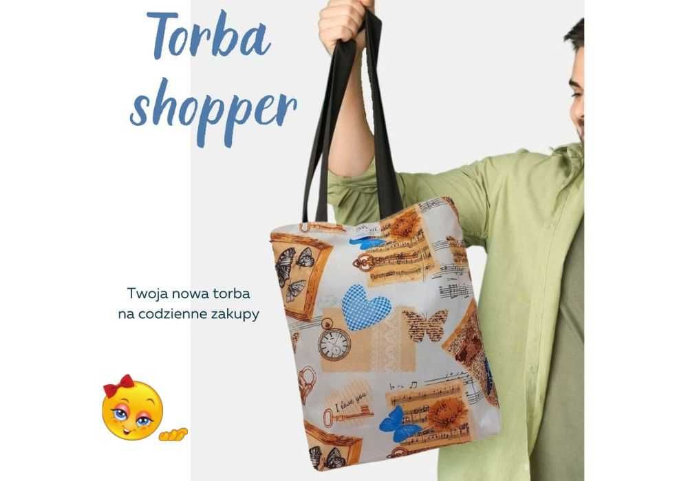 Torba Bawełniana Niebieskie Motyle Ekologiczna, modna i funkcjonalna!