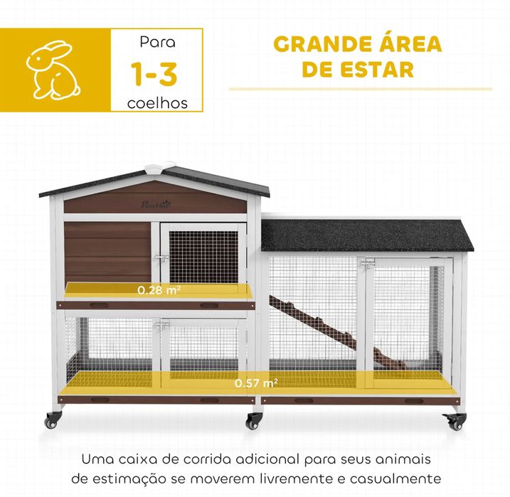 LOJA!! Coelheira, casa para coelho NOVO! PORTES GRATIS