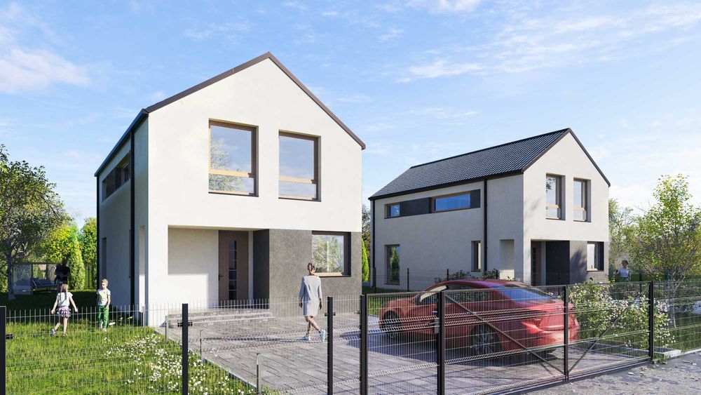 Dom w stanie deweloperskim położony 1 km od Mszczonowa