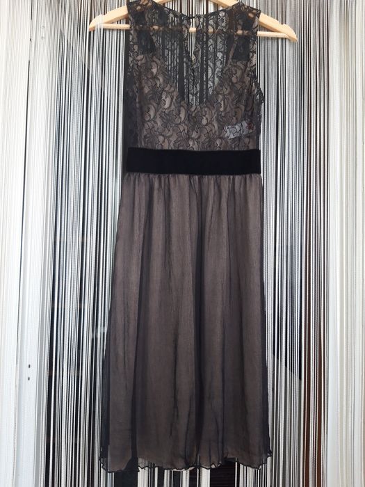 Lindíssimo vestido preto da H&M rendado (XS)