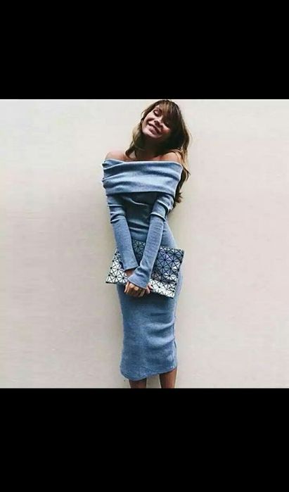 Платье новое теплое 42-46р длинное