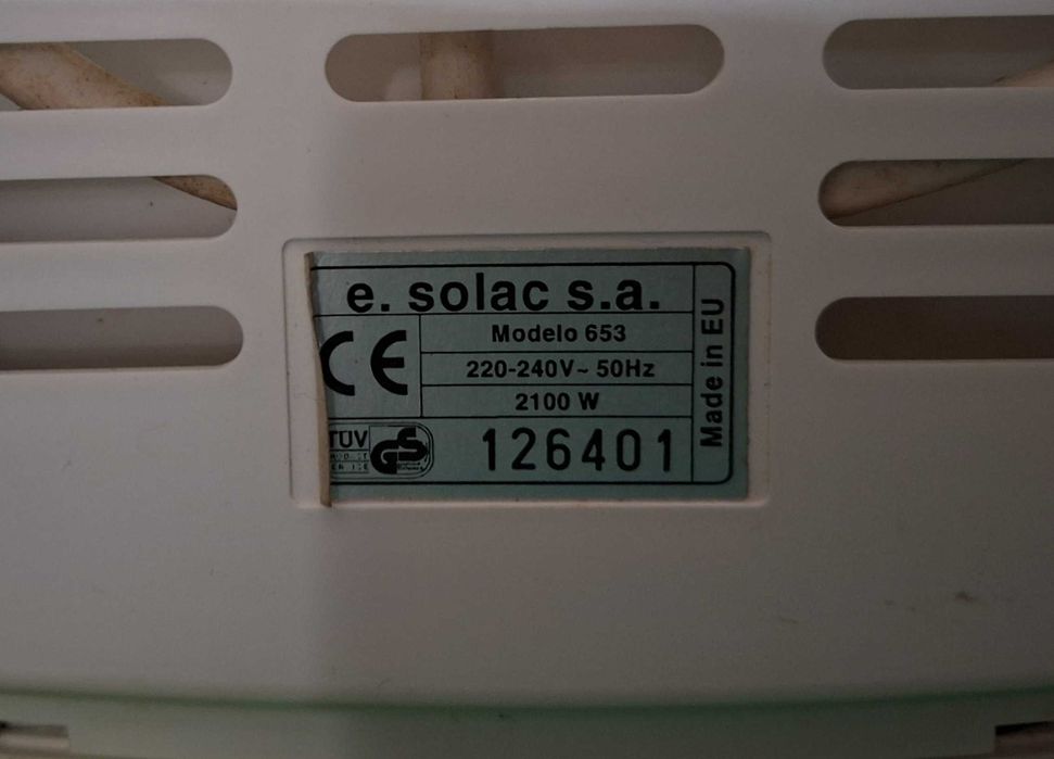 Fritadeira Solac 653 Professional