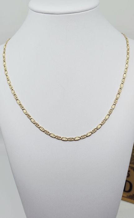 Złoty łańcuszek splot Gucci próba 585 14k