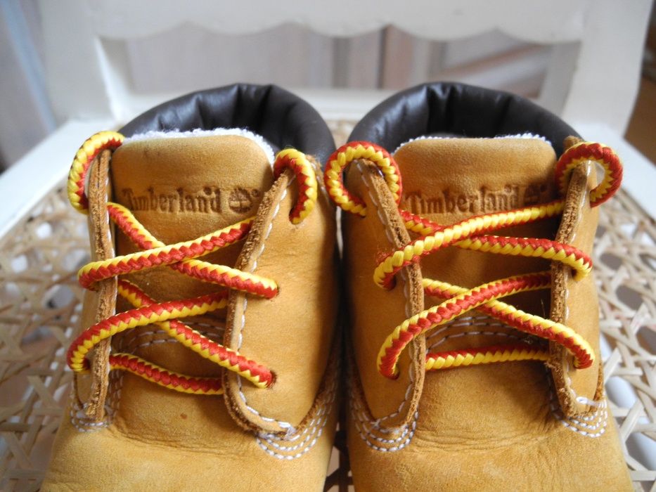 Timberland Skórkowe Skórzane buciki buty trzewiki niechodki