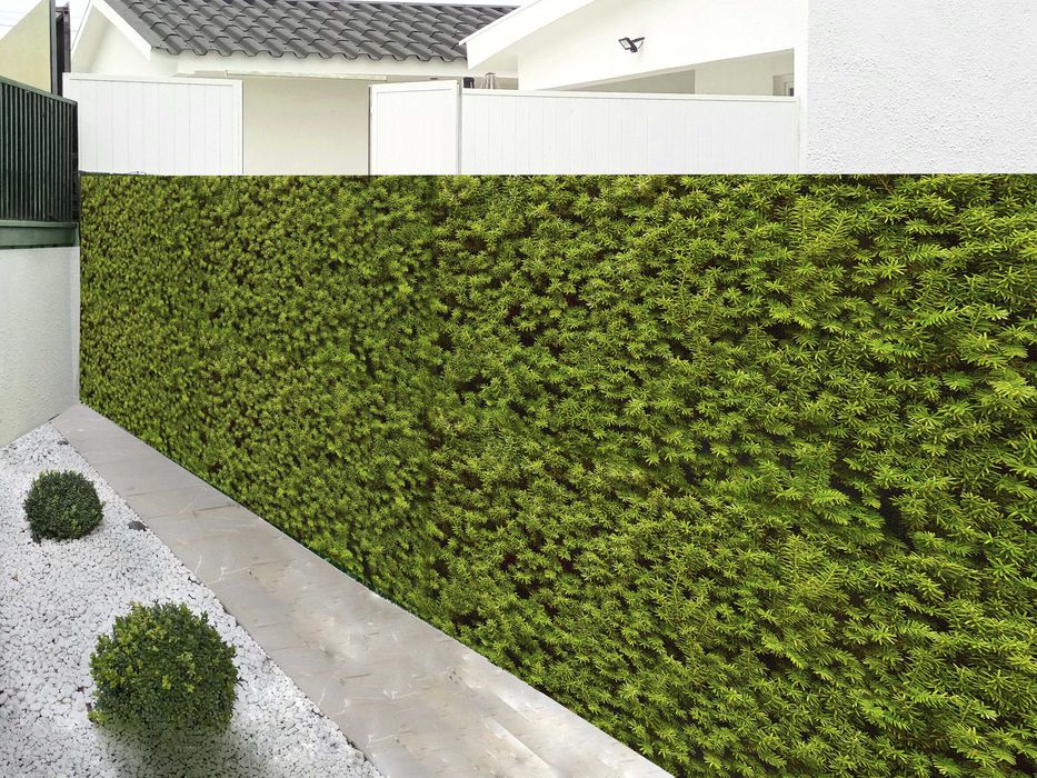 Tela micro perfurada de vedação engana olho imitação sebes