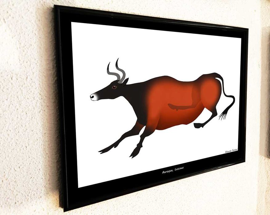 Pinturas originais inspiradas em Pinturas e Gravuras Rupestres