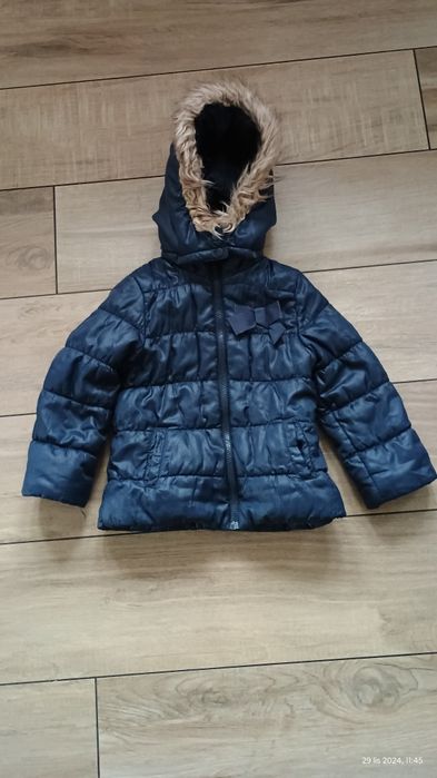 Kurtka zimowa dla dziewczynki H&M, rozmiar 104