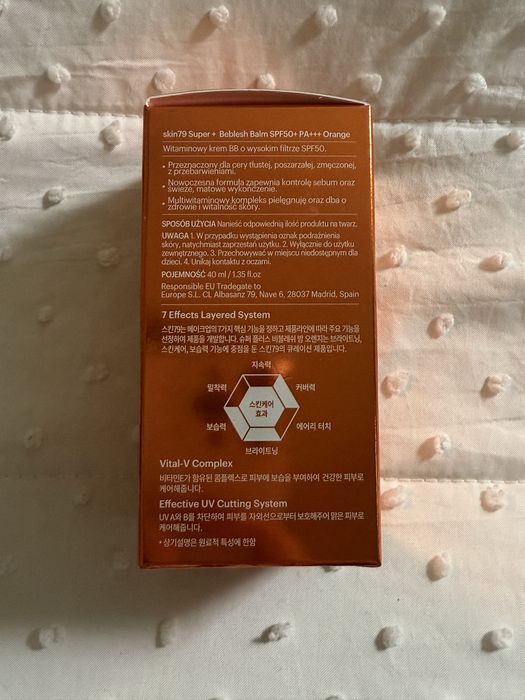 SKIN79 Krem BB Super+ Beblesh Balm ORANGE SPF50+ PA+++ 40ml
