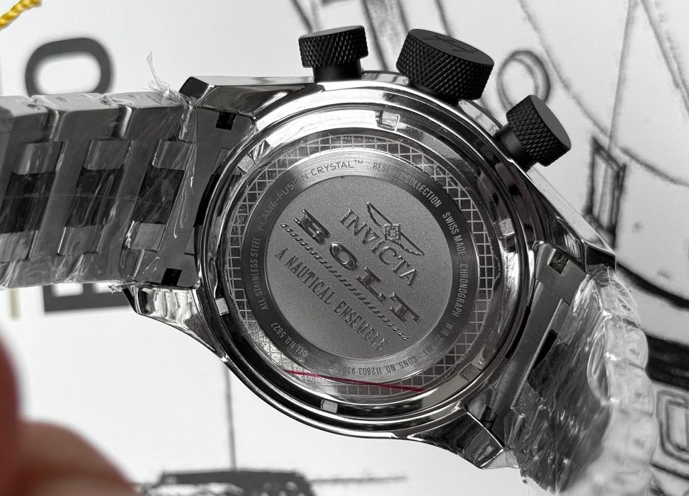 Годинник Invicta 5627 Reserve Bolt SWISS MADE 50 mm. 200 MT. ETA