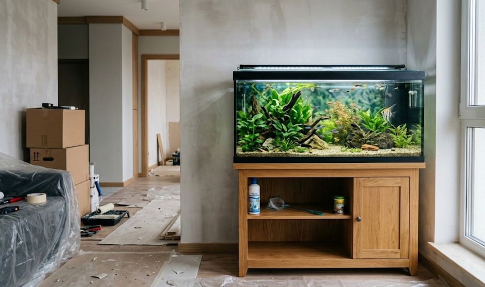 200 литров Аквариум  с подставкой прямоугольный на 200 л