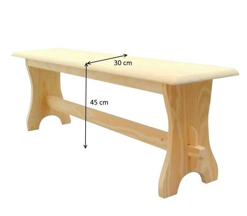 Banco Corrido Madeira de Pinho