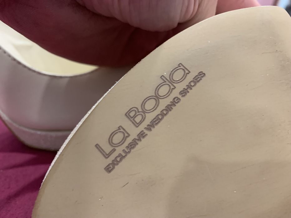 Buty ślubne LaBoda C-279/2 r.38 Białe - WYPRZEDAŻ