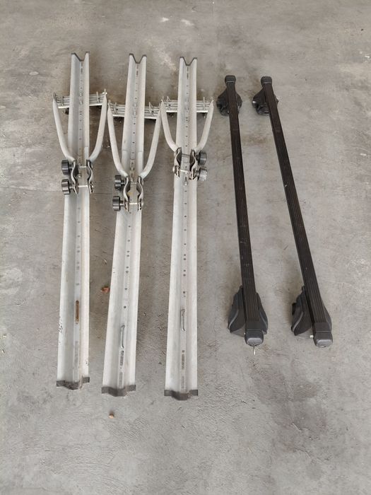 Belki dachowe Thule plus bagażnik rowerowy