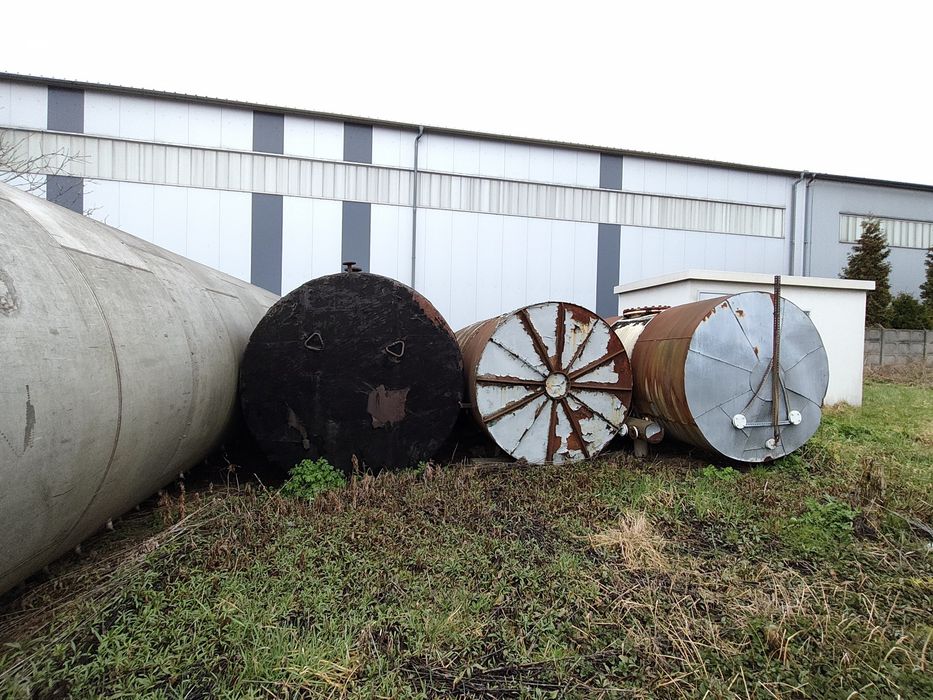 Zbiornik 8000l  nierdzewny stalowy tworzywo