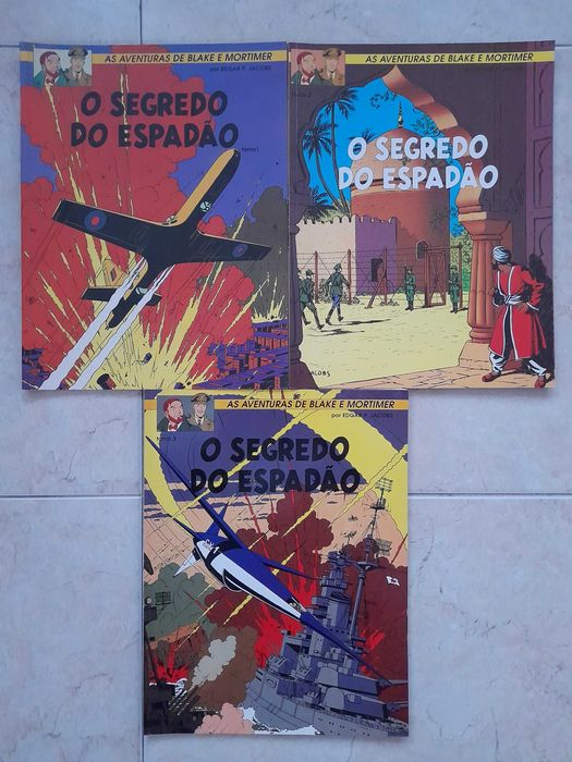 Blake e Mortimer - O Segredo do Espadão volumes 1, 2 e 3 (completo)