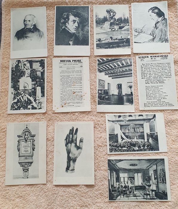 24 pocztówki Chopin