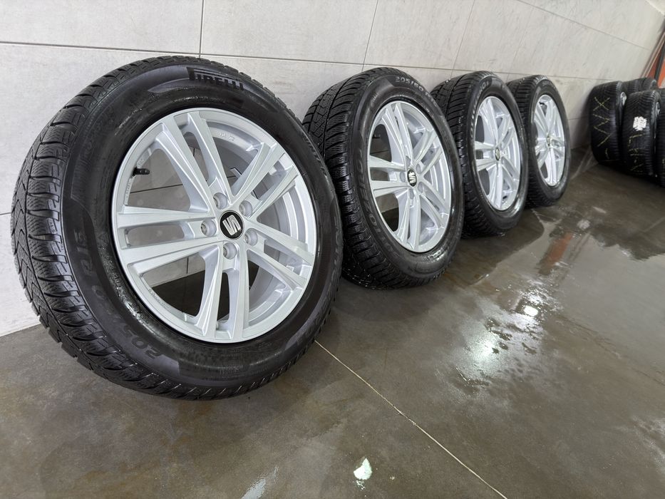 Диски з резиной 205.60.R16 5/100 VW Vag Golf4 Polo Skoda Seat