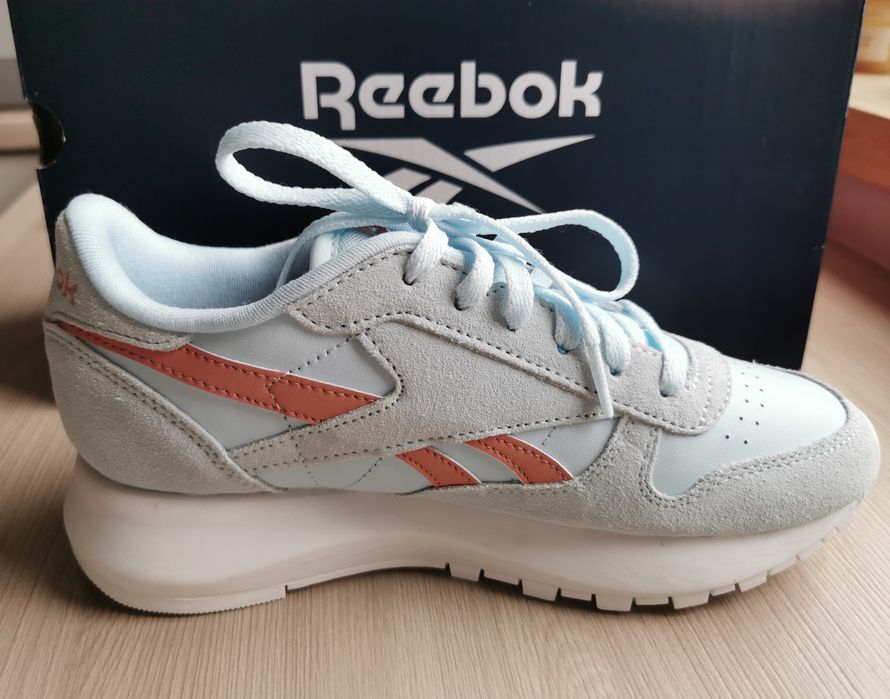 Buty Reebok 37,5 dł wkładki 24cm, skórzane Nowe