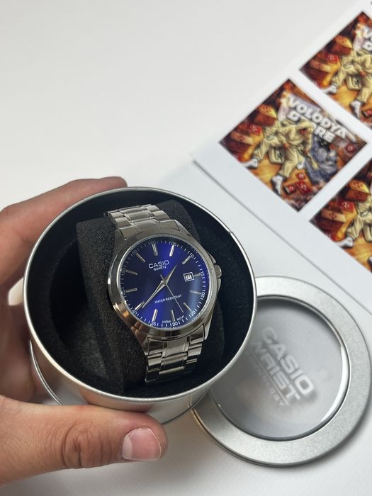 Голиннк Casio mtp-1183 Silver/Blue