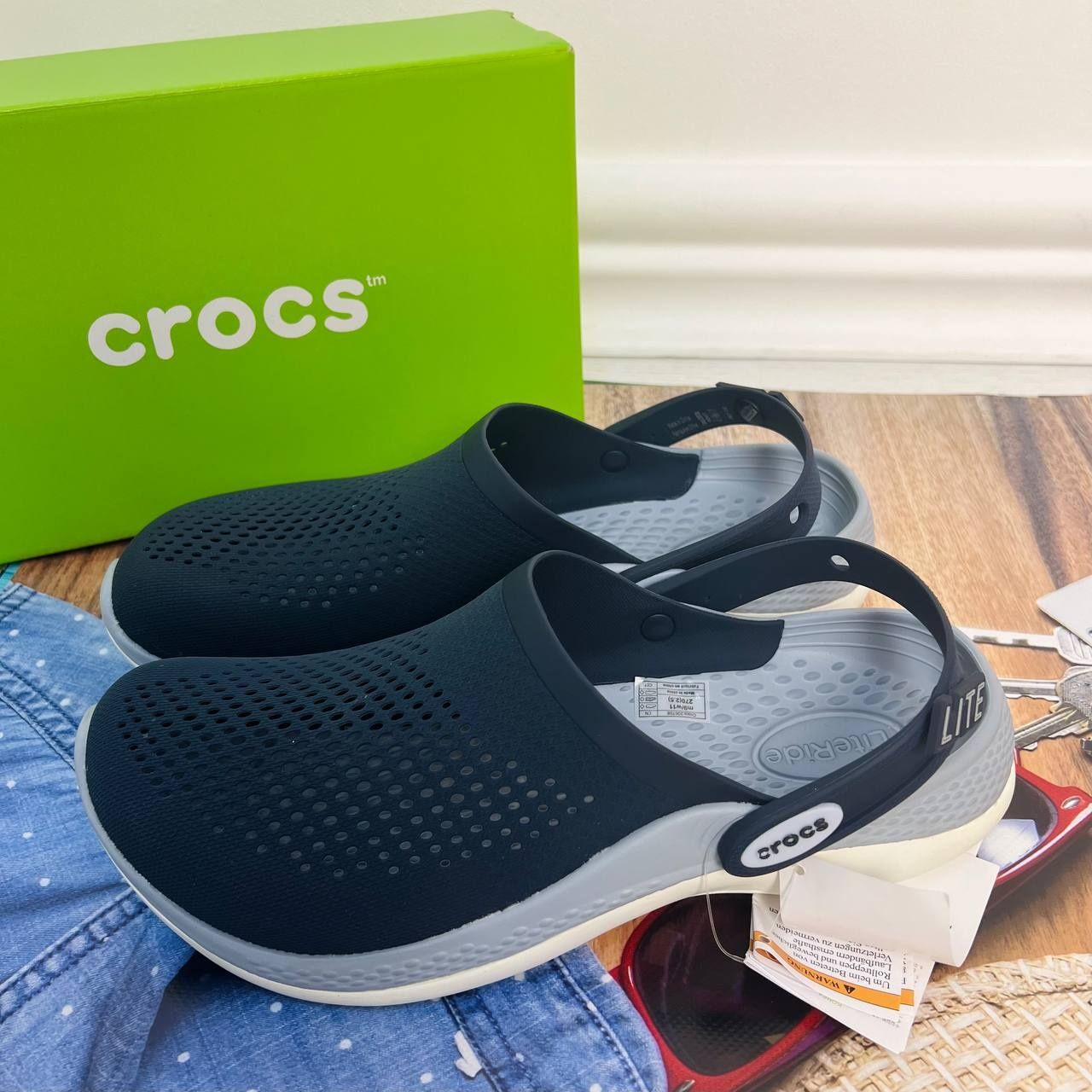 NEW LiteRide 360 Clog Crocs Navy 44