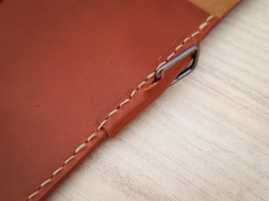 Borubar Skóroszyj - ręcznie robiona torba na laptopa / macbooka