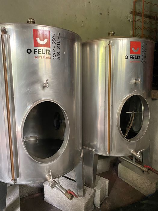 Cubas de inox 550 Litros