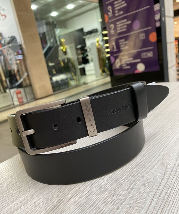 Ремень мужской кожаный (k968)/ ремінь чоловічий шкіряний