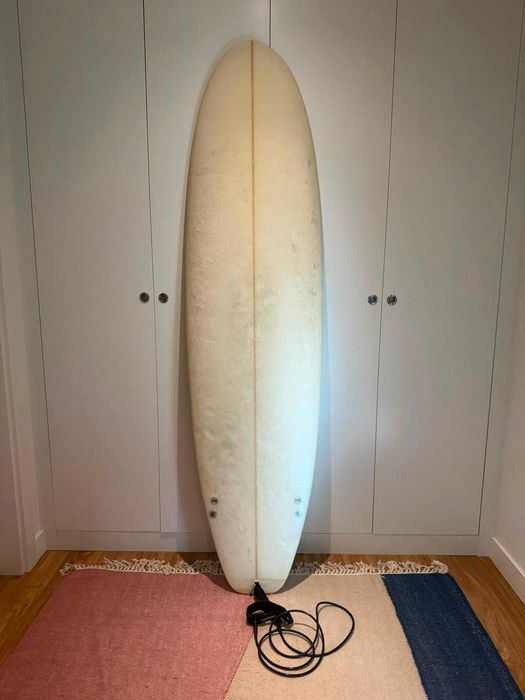 Combo Surf: Prancha 7'0 47,5L Malibu + Fato Deeply 4/3 M + Capa + Poncho
