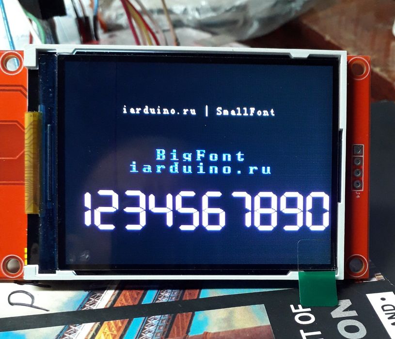 Дисплей TFT 2.8", 2.4"  240х320 р, др.ILI9341, ST7735, LSD1602,LSD2004