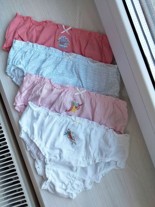 Труси, трусики,, білизна дитяча, труси на дівчинку, Н&М,  Pepperts