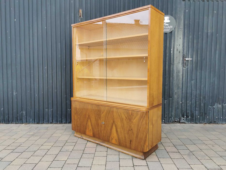 Biblioteczka ART DECO, proj. J. Halabala, Czechosłowacja '30-'50, Retro