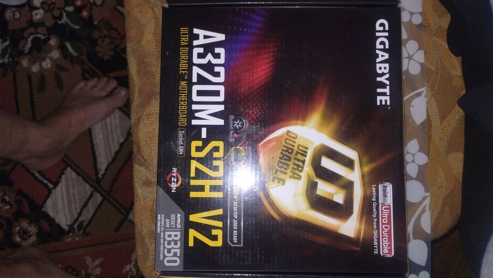 комплект  ryzen 5 1600x +8gb+ боксовий кулер