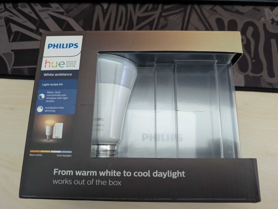 Żarówka Philips Hue White Ambiance LED E27 8 Wat 2200 - 6500 Kelwinów 806 Lumenów