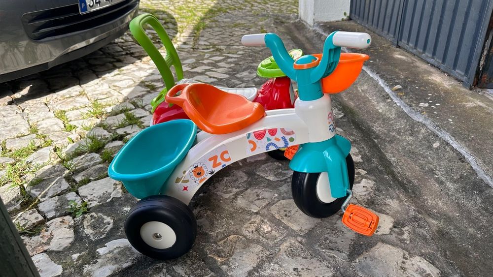 Andador CLEMENTONI Baby Ride-On Car 3 em 1 e Triciclo Zoko (Idade Míni