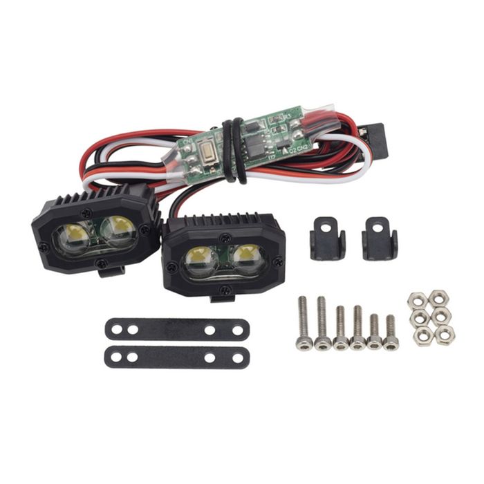 2 reflektory LED SMD 25x15mm do modelu rc TRX SCX AMEWI FMS TAMIYA HPI