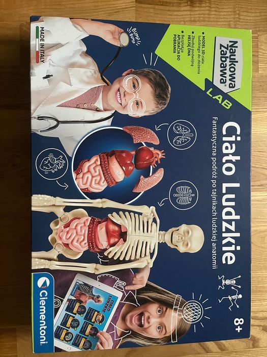Ciało ludzkie Clementoni gra edukacyjna