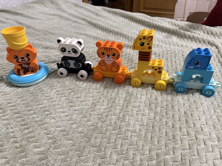 Lego duplo тварини + лего для купання