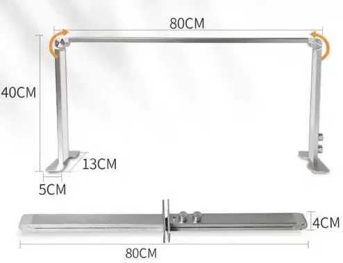 Profesjonalna Lampa LED 48W Half Moon, lampa kosmetyczna 40x80 cm